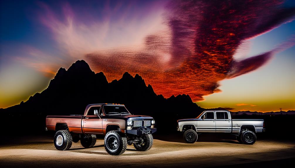 comparison of dodge w250 and d250